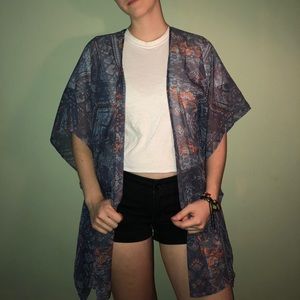 shawl-type cover up